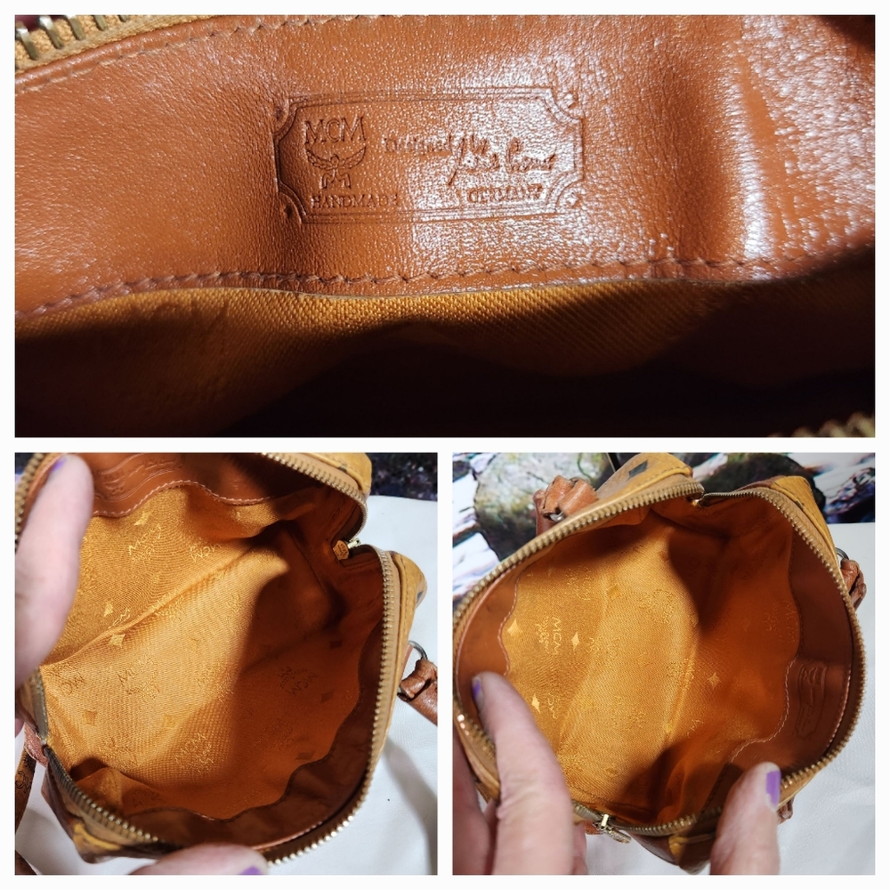 *SOLD* MCM Mini Visetos Boston Bag - Picture 8 of 12